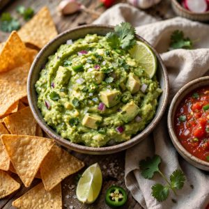 Guacamole with Nachos & Salsa